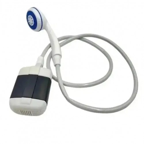 Душ портативный, кемпинговый с помпой на аккумуляторе USB Travel shower гибкий шланг из ПВХ