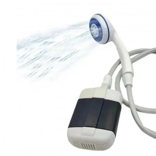 Душ портативный, кемпинговый с помпой на аккумуляторе USB Travel shower гибкий шланг из ПВХ Душ портативный, кемпинговый с помпой на аккумуляторе USB Travel shower гибкий шланг из ПВХ