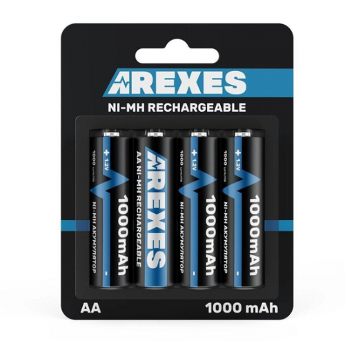 Аккумулятор АА Arexes (1000mAh) 1.2v (NI-MH) пальчик Аккумулятор АА Arexes (1000mAh) 1.2v (NI-MH) пальчик
