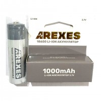 Аккумулятор Arexes 18650 Li-Ion 1000 mAh, 3.7v