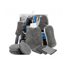 Набор полотенец из микрофибры 9 в 1 для мытья автомобиля