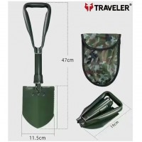 Лопата HH-416 складная туристическая с чехлом 47см