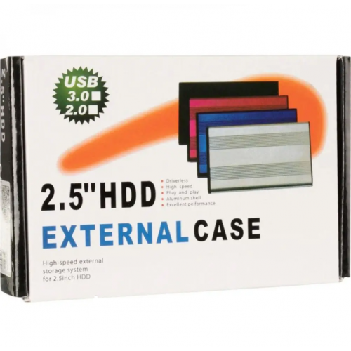 Внешний карман USB для жесткого диска 2,5'' SATA HDD, A16 / Переносной корпус для жесткого диска