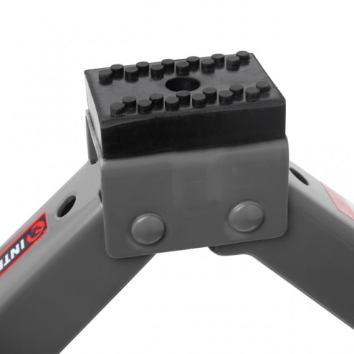 Домкрат механический ромбовидный 2т. INTERTOOL GT0185 с трещоточкой, резиновый упор., 110-400 мм