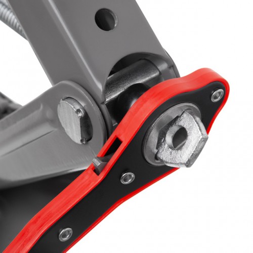 Домкрат механический ромбовидный 2т. INTERTOOL GT0185 с трещоточкой, резиновый упор., 110-400 мм