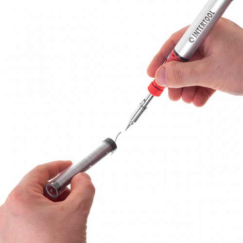 Микропальник с комплектом аксессуаров 7 ед. INTERTOOL GB-0005