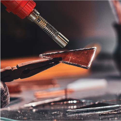 Микропальник с комплектом аксессуаров 7 ед. INTERTOOL GB-0005