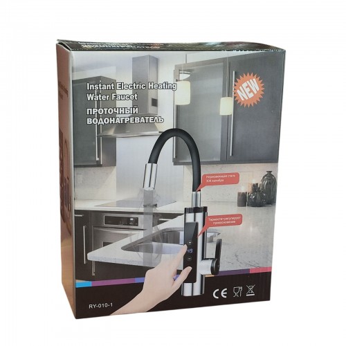 Водонагреватель с контролем температуры и гибким гусаком RY-010-1 бойлер