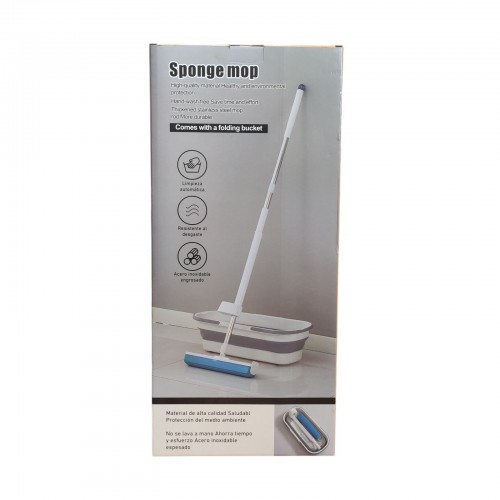 Швабра со складным ведром, 12 л / Швабра лентяйка / Самоотжимающая швабра / Набор для уборки Швабра со складным ведром, 12 л / Швабра лентяйка / Самоотжимающая швабра / Набор для уборки