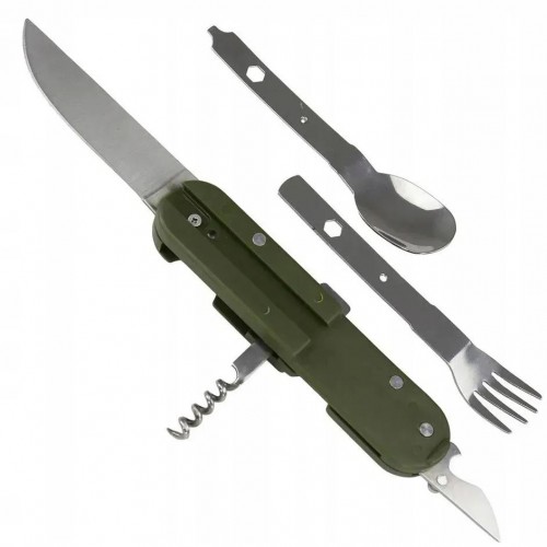 Набор столовых приборов Traveler 7 в 1 нержавеющая сталь 14,2см K-607