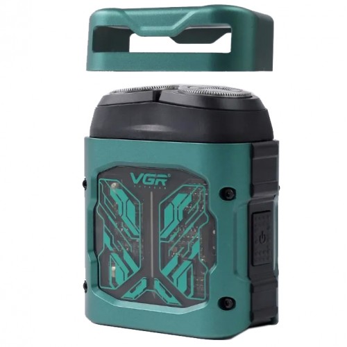 Электробритва VGR V-344 GREEN, роторная, 8000 RPM, влагостойкая Зеленая Электробритва VGR V-344 GREEN, роторная, 8000 RPM, влагостойкая Зеленая