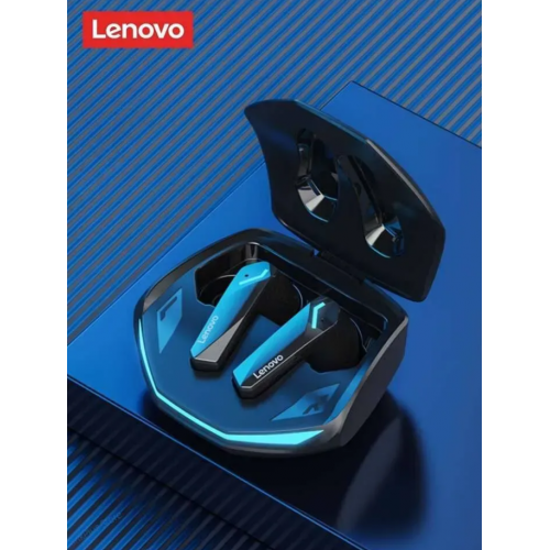 Беспроводные спортивные вакуумные наушники Lenovo Thinkplus GM2 Pro TWS, Bluetooth в кейсе Черные