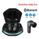 Беспроводные спортивные вакуумные наушники Lenovo Thinkplus GM2 Pro TWS, Bluetooth в кейсе Черные