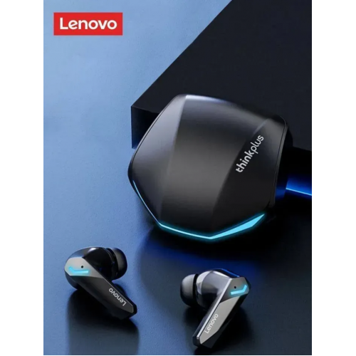 Беспроводные спортивные вакуумные наушники Lenovo Thinkplus GM2 Pro TWS, Bluetooth в кейсе Черные