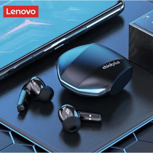 Беспроводные спортивные вакуумные наушники Lenovo Thinkplus GM2 Pro TWS, Bluetooth в кейсе Черные
