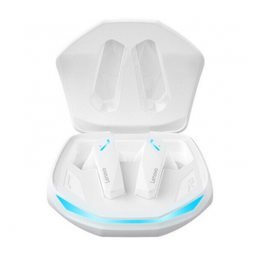 Беспроводные спортивные вакуумные наушники Lenovo Thinkplus GM2 Pro TWS, Bluetooth в кейсе Белые