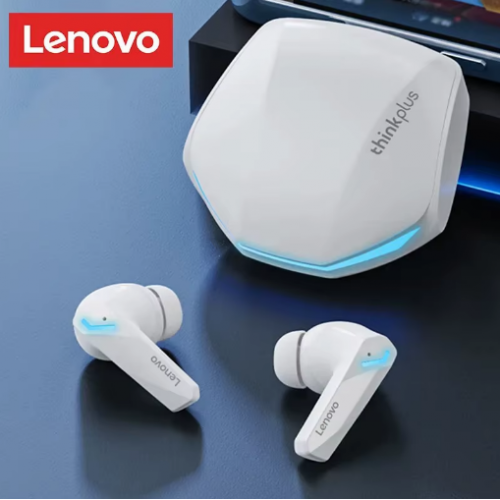 Беспроводные спортивные вакуумные наушники Lenovo Thinkplus GM2 Pro TWS, Bluetooth в кейсе Белые
