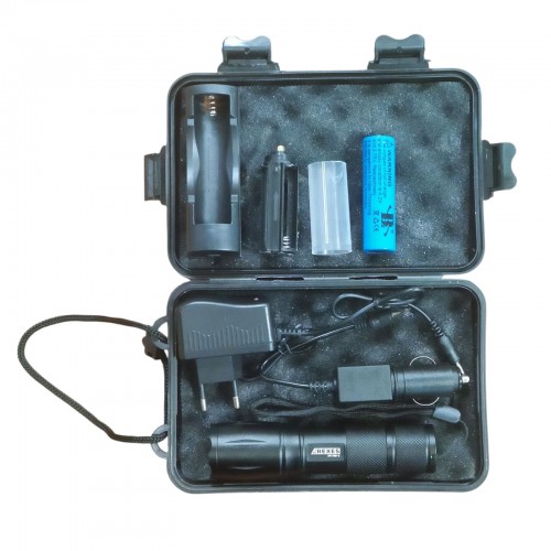 Тактический фонарь Arexes AR 1831-2 T6 фонарик Белый + Красный свет в кейсе