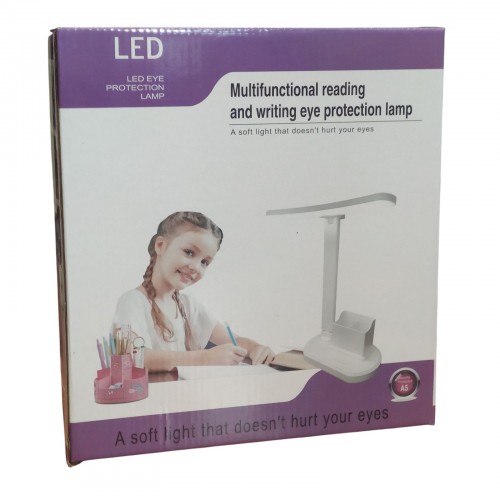 Настольная аккумуляторная LED-лампа BL-A5 с подставкой для гаджетов Белая