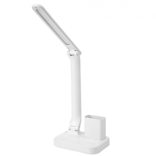 Настольная аккумуляторная LED-лампа BL-A6 с подставкой для гаджетов зарядка от USB Белая