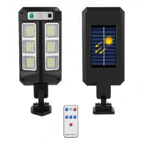 Уличный фонарь CB-Q6-6LED на солнечной батарее с датчиком движения и пультом