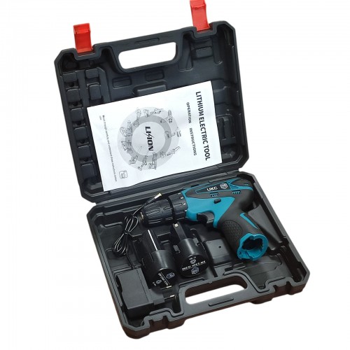 Шуруповерт 2 аккумулятора в кейсе без насадок 21W UKC 10157