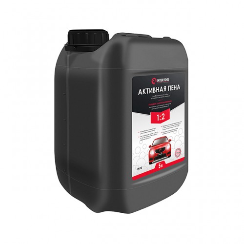 Пена активная 5л, готовая к применению или 1:2 для мойки аппаратом высокого давления INTERTOOL FS-9005