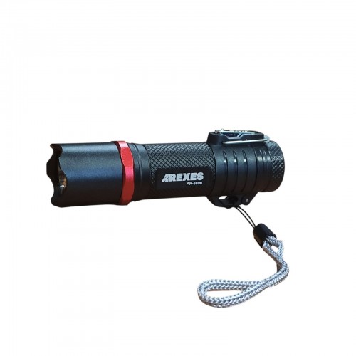 Аккумуляторный ручной фонарь Arexes AR-8806 с зажигалкой