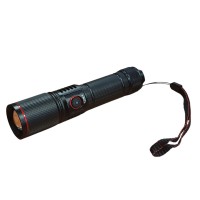 Аккумуляторный фонарь с белым, красным, зелёным, синим светом СОВА CB-S009-4 Черный