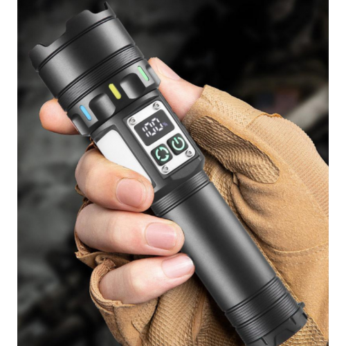 Аккумуляторный фонарь с боковым светом и с флуоресцентной окраской СОВА CB-A282-TG+COB