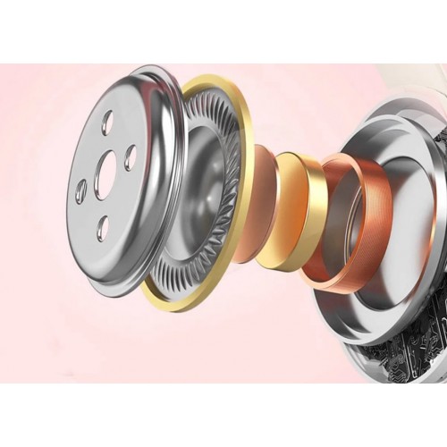 Аккумуляторные беспроводные Bluetooth наушники с ушками и микрофоном AKZ-09 Розовые