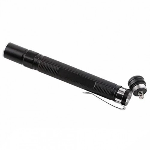 Фонарь ручной 706-XPE с красным светом, 2хААА, 1 режим, zoom, зажим фонарик