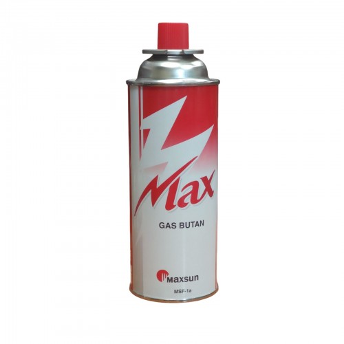 Баллон газовый 220 г для портативных газовых приборов MAXSUN Корея Красный