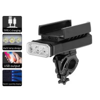 Велофонарь с держателем под телефон BK09/Z-03-3T6 Li-Ion аккумулятор