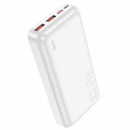 Внешний аккумулятор Power bank  HOCO J101A Astute 22.5W 20000mAh PD22,5W+QC3.0 батарея Белый