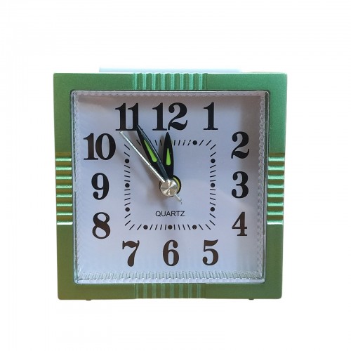 Настольные часы-будильник с подсветкой кварцевые XD-794 Зелёный
