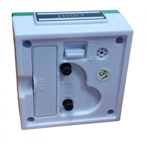 Настольные часы-будильник с подсветкой кварцевые XD-794 Зелёный