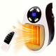 Портативный обогреватель 500W, Portable Heater с пультом и дисплеем / Настенный электрообогреватель
