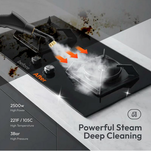 Портативный многофункциональный пароочиститель высокого давления для дома 2500 Вт