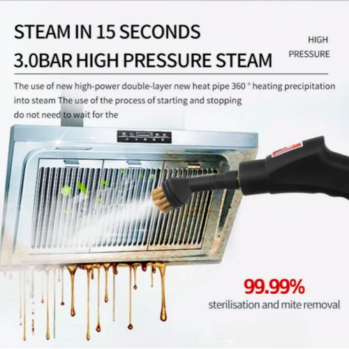 Портативный многофункциональный пароочиститель высокого давления для дома 2500 Вт