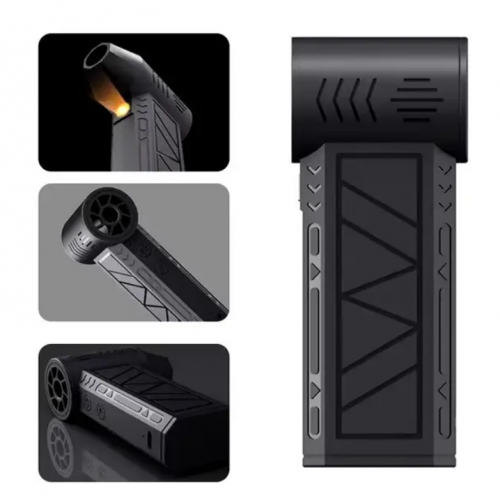 Воздуходувка Violent Fan аккумуляторная ручная мини ветродуйка для авто с подсветкой ZY7400