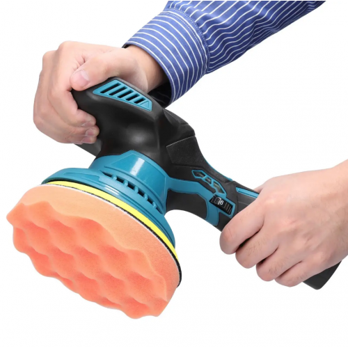 Полировальная аккумуляторная машинка Waxing Polisher YK49 с насадками 2 аккумулятора