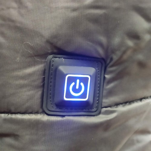 Жилет с подогревом от USB 3 режима Черный (53293)