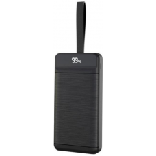 Внешний аккумулятор Power bank XO PR157 40000mAh PD22,5W + быстрая зарядка батарея зарядка Черный