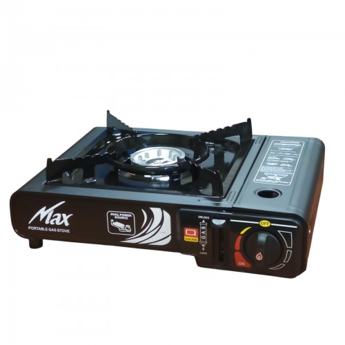 Туристическая портативная газовая плита горелка Portable Gas Stove Max с переходником Туристическая портативная газовая плита горелка Portable Gas Stove Max с переходником