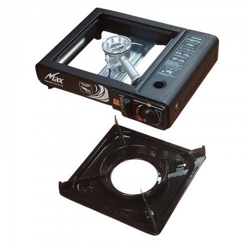 Туристическая портативная газовая плита горелка Portable Gas Stove Max с переходником