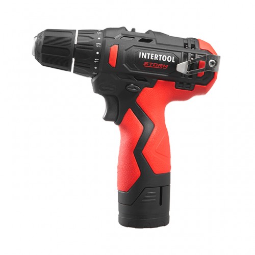 Дрель-шуруповерт аккумуляторный, 12 В, патрон 0,8-10 мм, STORM INTERTOOL WT-0310