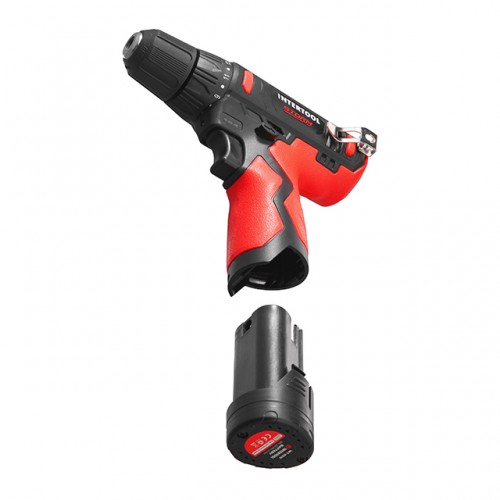 Дрель-шуруповерт аккумуляторный, 12 В, патрон 0,8-10 мм, STORM INTERTOOL WT-0310