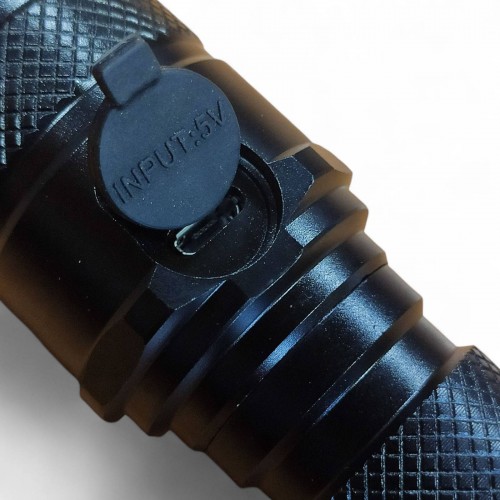 Фонарь ручной аккумуляторный Arexes BL-736-T6 1 режим с клипсой и зумом 18650 фонарик