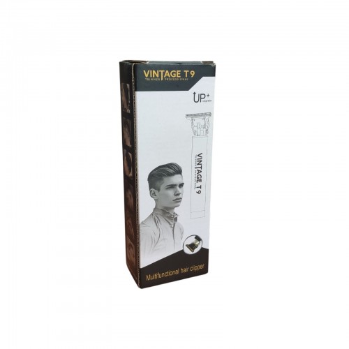 Машинка триммер для стрижки волос и бороды Vintage T9 4 насадки (1.5, 2, 3, 4 мм)